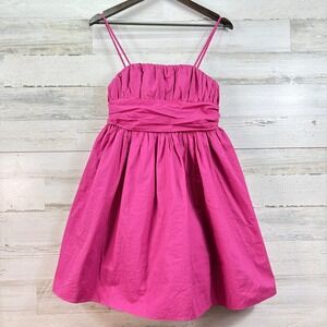 Luella Bartley for Target Y2K Hot Pink Babydoll Party Pouf Mini Dress Tulle Sz 7
